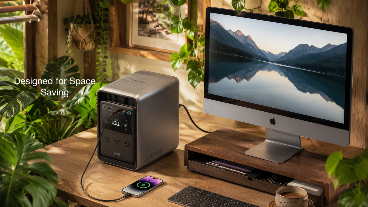 Sits by your desk and takes over in 10 milliseconds.