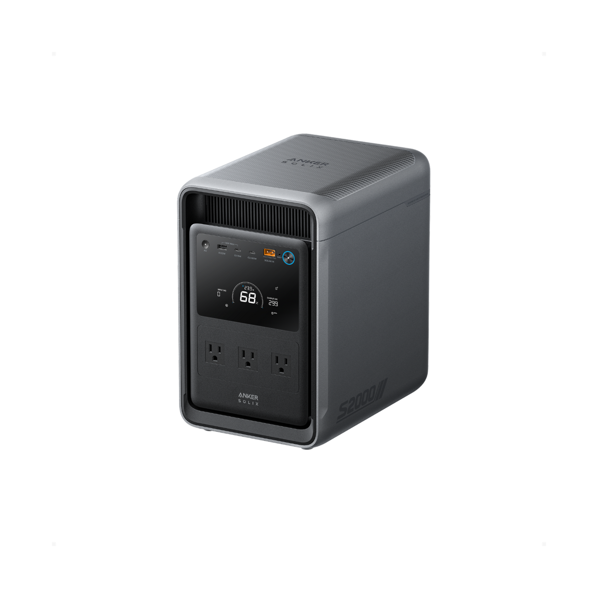 Anker SOLIX S2000 portable power station, 2,010Wh LiFePO4 home battery backup