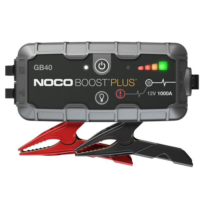 Battery chargers and jump starters