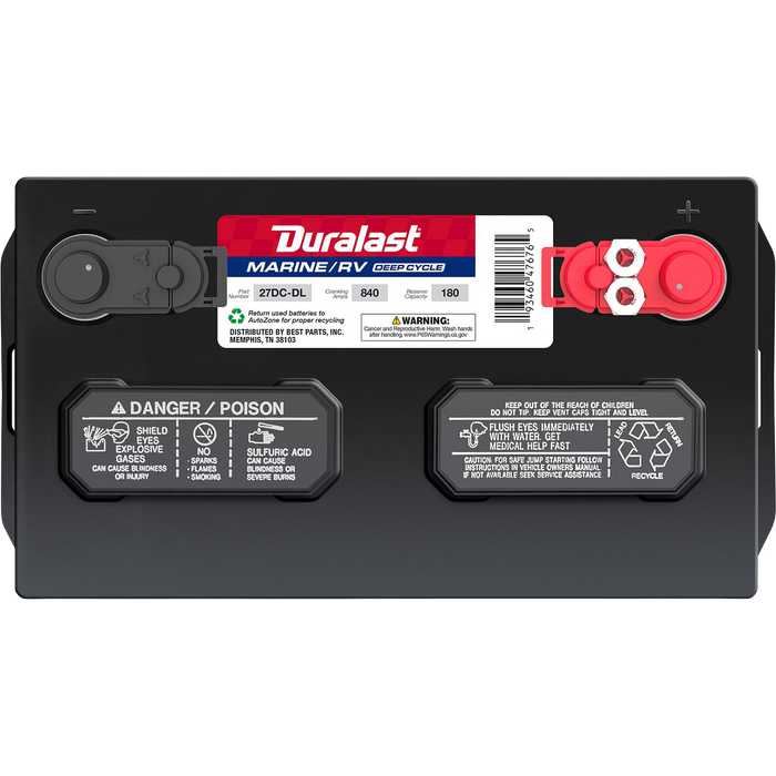 RV and camper deep cycle battery