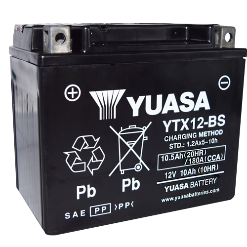 Yuasa motorcycle battery