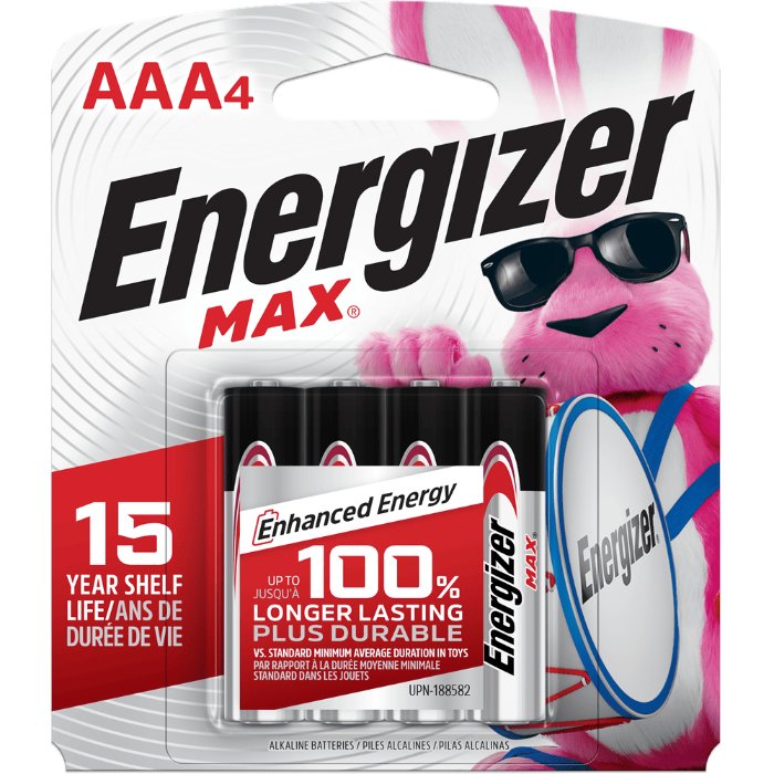 AA and AAA lithium battery multipacks