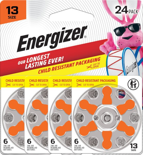Hearing aid and watch batteries