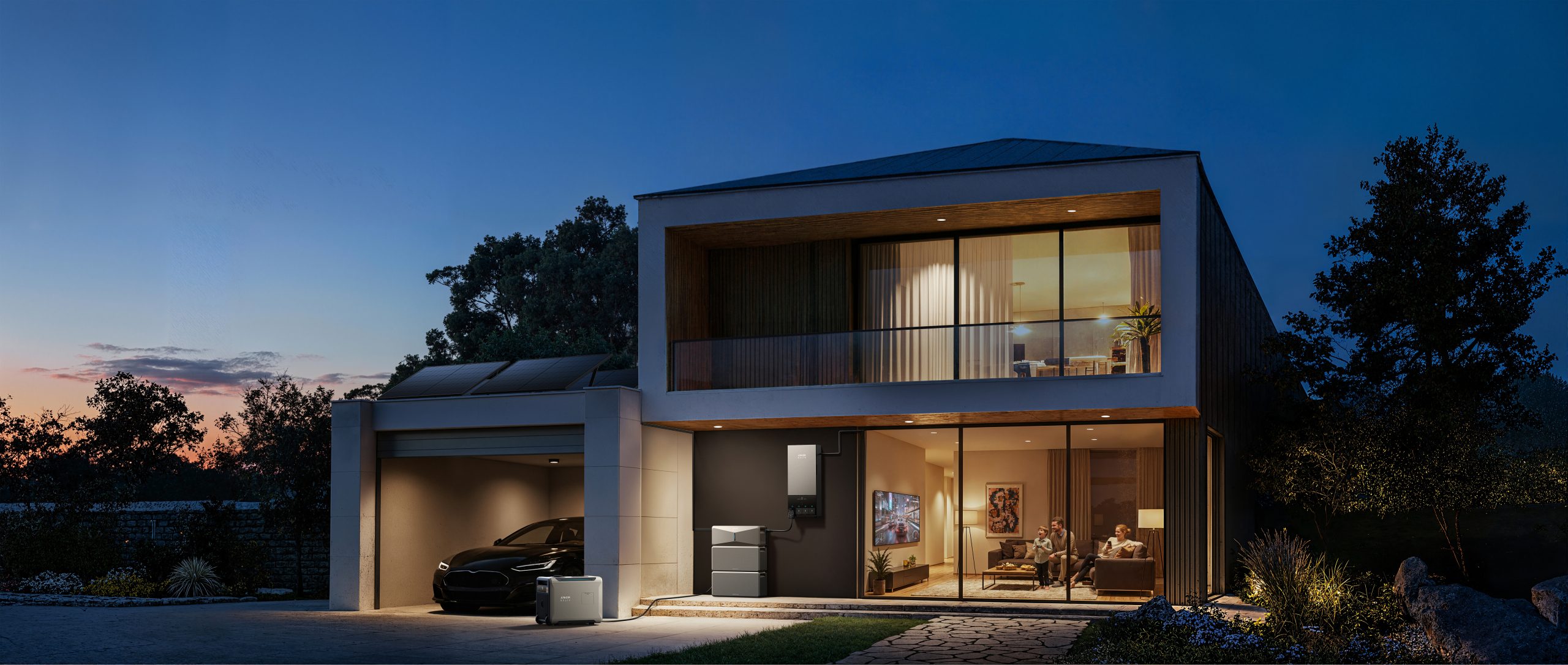 2 stories house scenario KV(E10 Automatic Infinite Backup Kit )